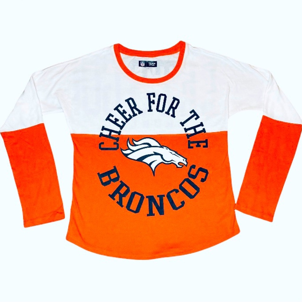 NFL Denver Broncos Girls 8/10 Long Sleeve Shirt